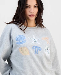 Self Esteem Juniors' Patchwork Graphic Sweatshirt