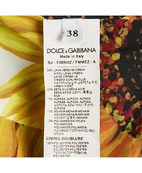 Pre-Owned Dolce & Gabbana Women's Black/white Tweed Bejeweled Blazer