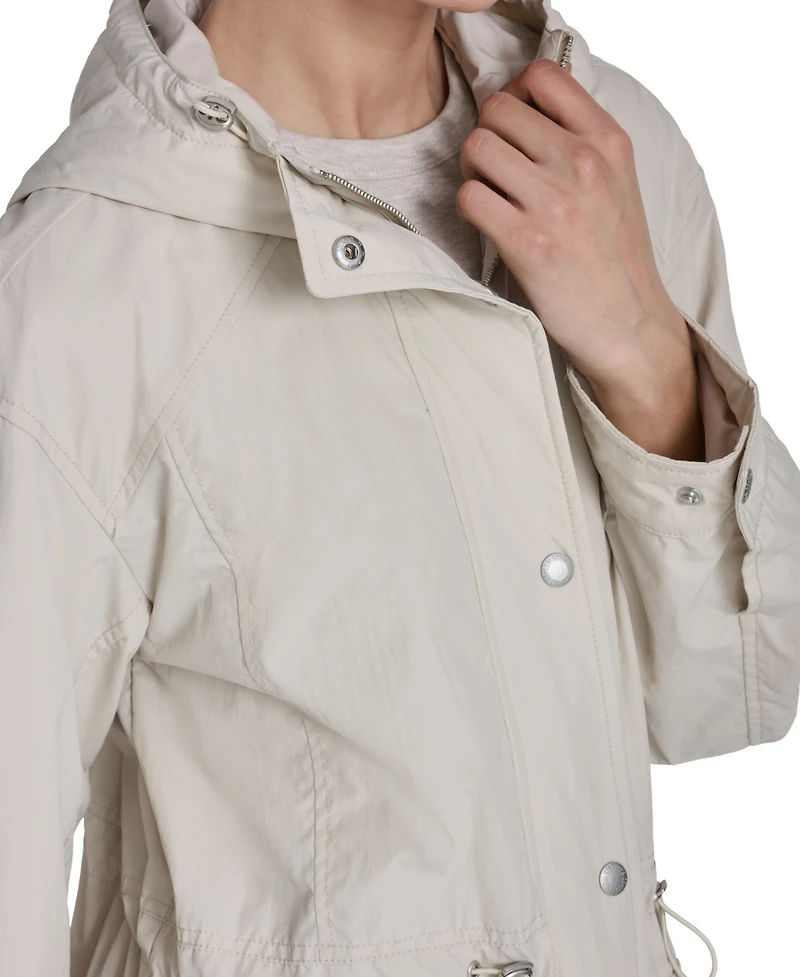 Levi's Women's Hooded Zipper and Button-Snap Jacket