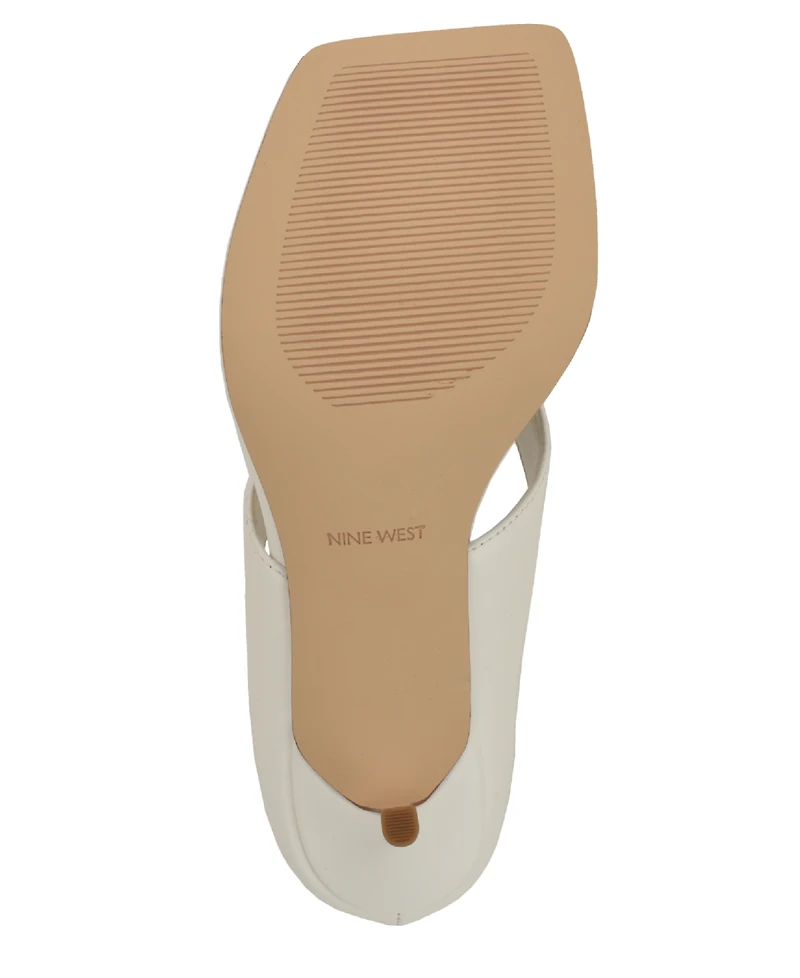 Nine West Women's Olanna Slip-on Kitten Heel Sandals