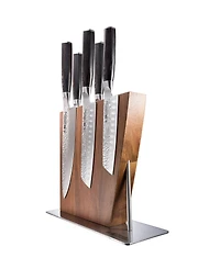 Cuisine::pro Damashiro Emperor Stainless Steel 6-Pc. Nanashi Knife Block Set