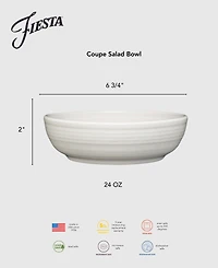 Fiesta Lavender Coupe Luncheon Bowl, 26 oz.