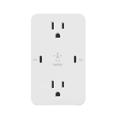 Belkin BoostCharge GaN Usb-c Wall Plate 68W