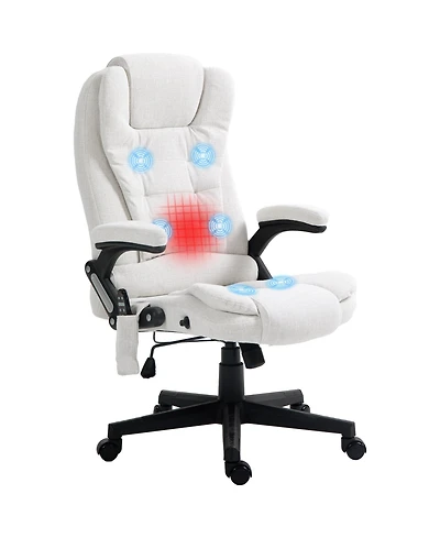 Boyel Living 6 Point Vibrating Massage Office Chair with Heat High Back Reclining Executive Chair