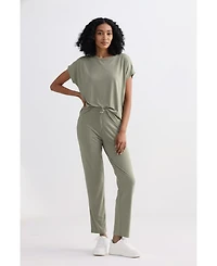 Reistor Women's Relaxed Tee Set Olive