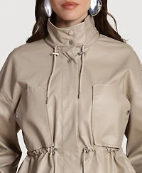 Avec Les Filles Women's Blouson Snap Jacket