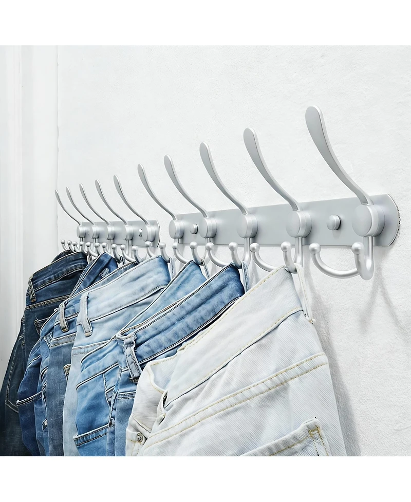 Yigii 5-Tri Stainless Steel Wall Hook Rack