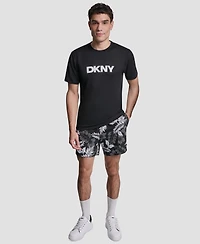 Dkny Men's Short-Sleeve Rash Guard Swim T-Shirt