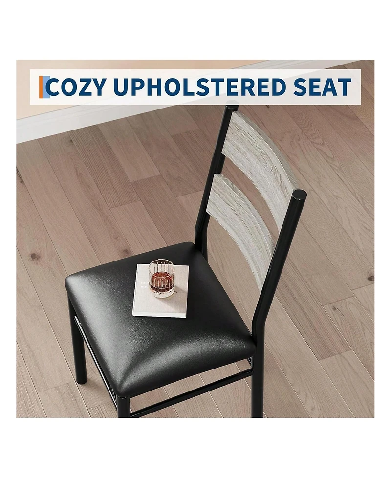 Gaomon Kitchen Table Home Dining Table Set For 2 Wood Kitchen Table for Dining Room, Home Office, Living Room