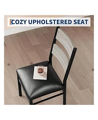 Gaomon Kitchen Table Home Dining Table Set For 2 Wood Kitchen Table for Dining Room, Home Office, Living Room