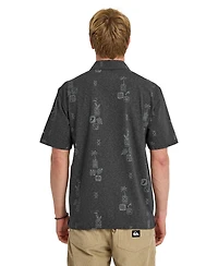 Quiksilver Waterman Men's Mystic Fin Short-Sleeve Shirt