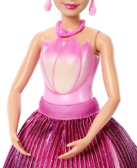 Barbie Petal Pop Scented Fashion Doll with Tulip Dress Reveal Accessories