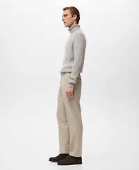 Mango Men's Fluid Regular-Fit Trousers