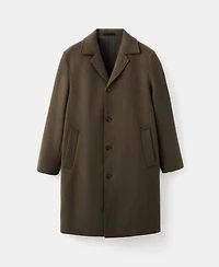 Mango Men's Classic Wool Blend Coat