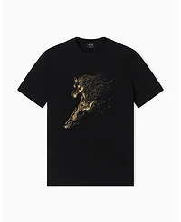 A|X Armani Exchange Men's Lunar New Year Mercerized Cotton Graphic T-Shirt