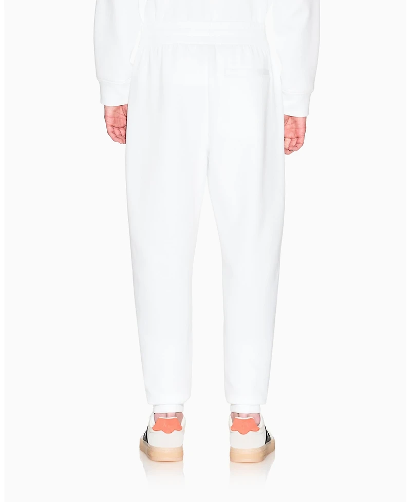 A|X Armani Exchange Men's Fleece Logo Patch Jogger Pants