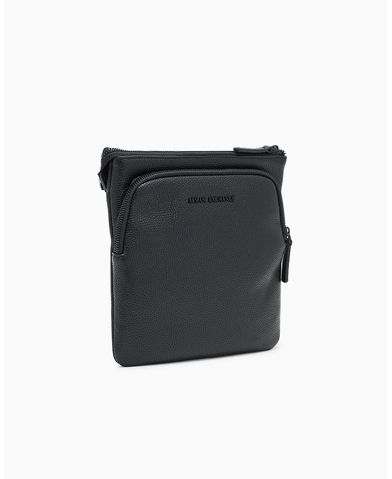 A|X Armani Exchange Men's Madrid Flat Crossbody Bag