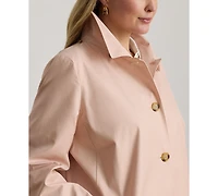 Lauren Ralph Women's Hooded Raincoat
