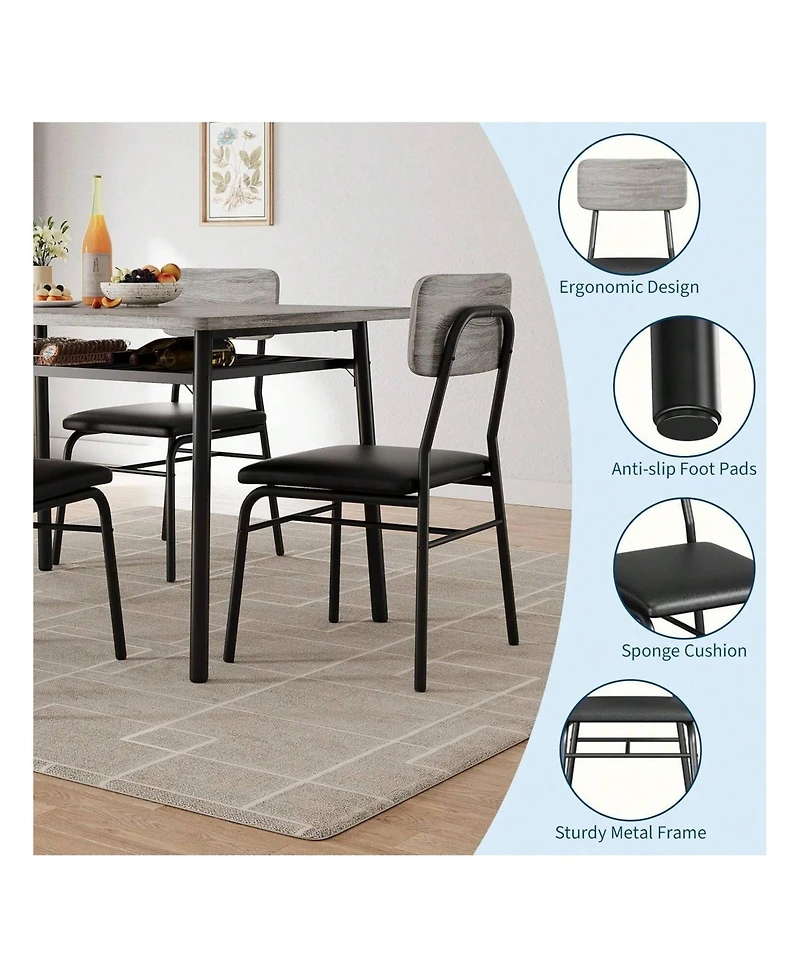 gaomon Kitchen Table Dining Table Set for Dining Room, Home Office