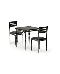 Gaomon Kitchen Table Dining Table Set for 2 Table and Chairs Set of 2 for Dining Room, Home Office