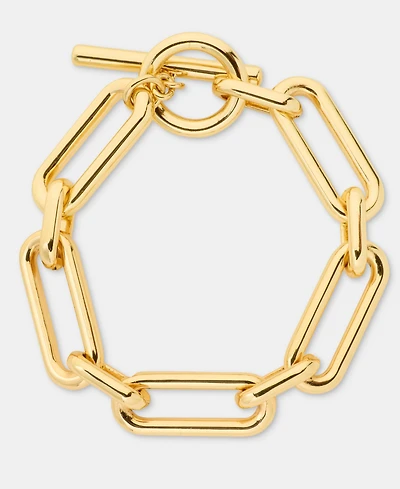 Lauren Ralph Lauren Gold-Tone Large Link Flex Bracelet