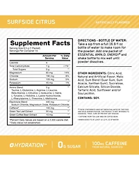 Optimum Nutrition Essential Amino Energy Plus Electrolytes Stick Packs, Energy Powder, Surfside Citrus and Strawberry Burst, 30 Count