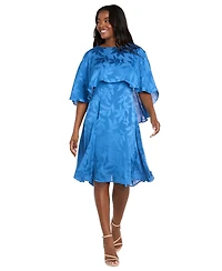 Rm Richards Women's Novelty Fit & Flare Midi Dress