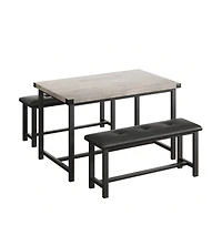 Gaomon Kitchen Table Dining Table Set For 4 Kitchen Table for Dining Room, Home Office