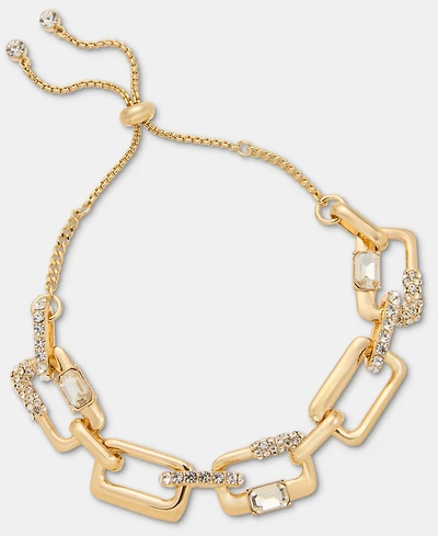 Karl Lagerfeld Paris Pave Link Slider Bracelet