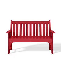 WestinTrends Outdoor 2-Person All-Weather Hdpe Front Porch Garden Bench