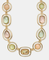 Anne Klein Stone All-Around Collar Necklace, 16" + 3" extender