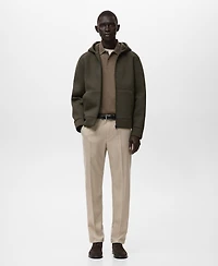 Mango Men's Zipped Hoodie