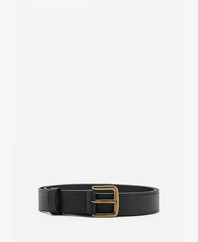 Mango Men's Leather Belt