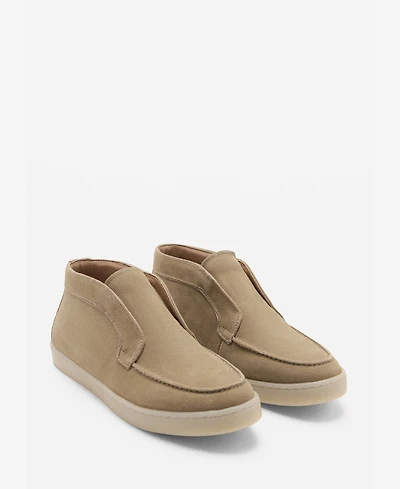 Mango Men's Suede Leather Ankle Boots