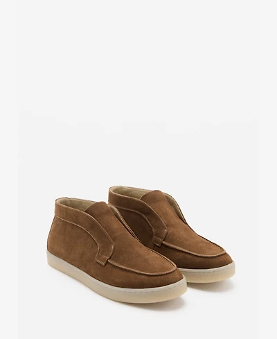 Mango Men's Suede Leather Ankle Boots