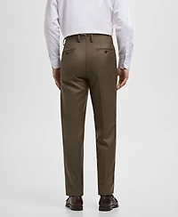 Mango Men's Turin Virgin Wool Suit Pants