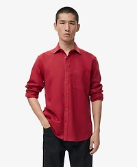 Mango Men's Pocket Linen Shirt