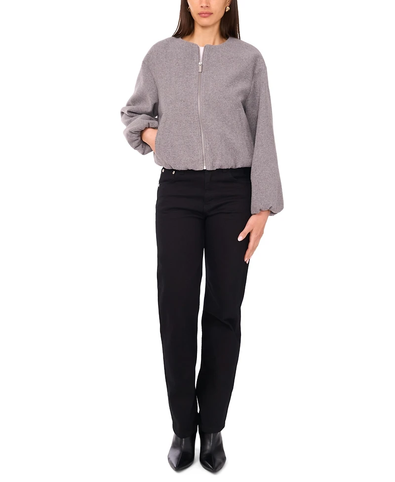 Vince Camuto Women's Cropped Crewneck Jacket