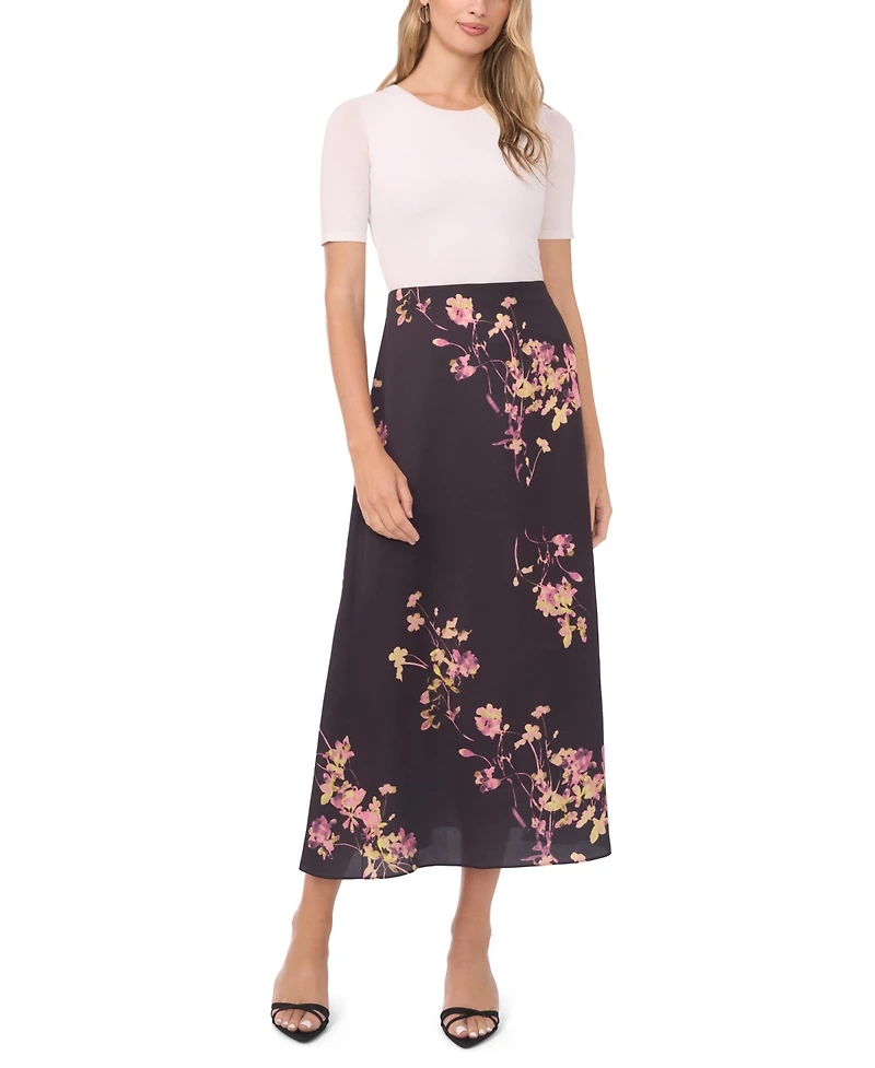 Vince Camuto Women's A-Line Midi Slip Skirt