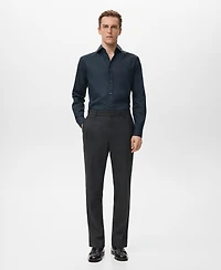 Mango Men's Cotton Slim-Fit Shirt