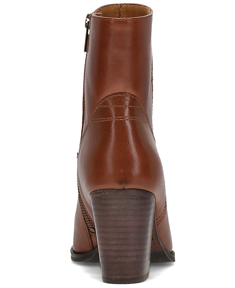 Frye Women's Shiloh Leather Square Toe Zipper Boots