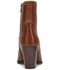 Frye Women's Shiloh Leather Square Toe Zipper Boots