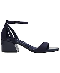 Anne Klein Women's Mia Ankle Strap Block Heel Dress Sandals