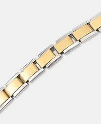 Anne Klein Puffy Heart Charm Stretch Bracelet