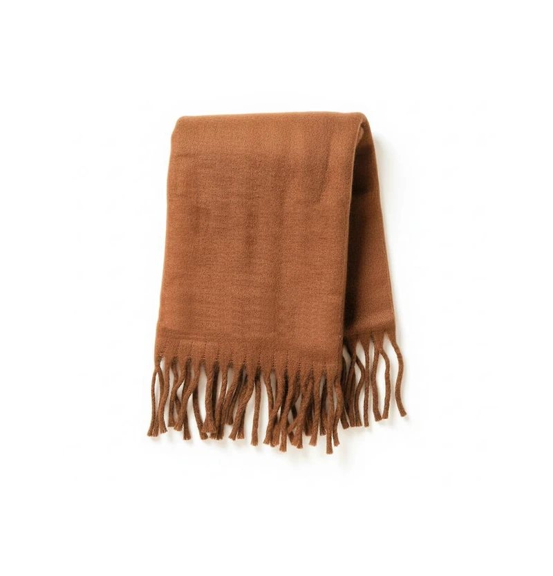 Headbands of Hope Women's Oversized Fringe Scarf - Brown