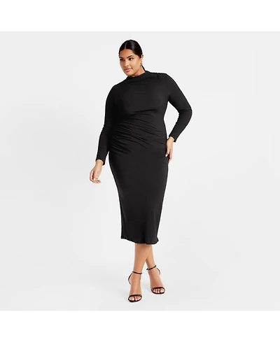 City Chic women's Plus Size Jojo Fitted Dress