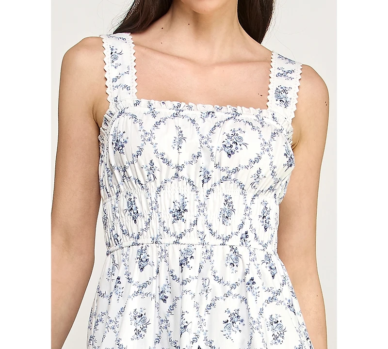 Trixxi Juniors' Strap Bow Back Midi Dress