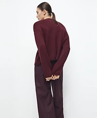 Mango Women's Perkins Neck Knitted Sweater