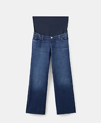 Mango Women's Wide-Leg Maternity Jeans