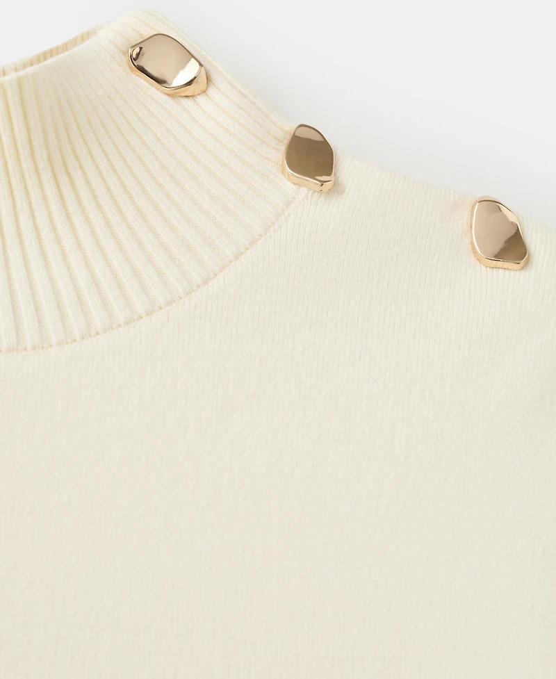 Mango Women's Jewel Buttons Knitted Sweater